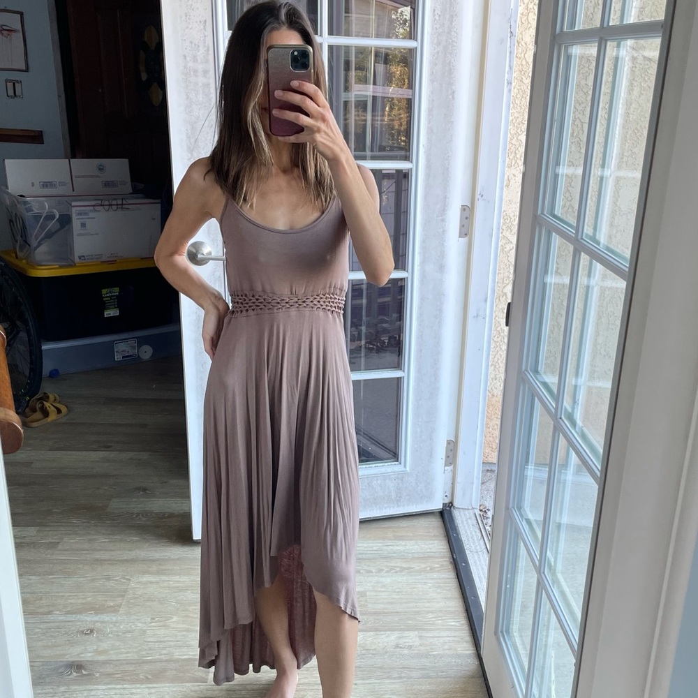 🛒✨Brown flowy dress - Picture 2 of 5